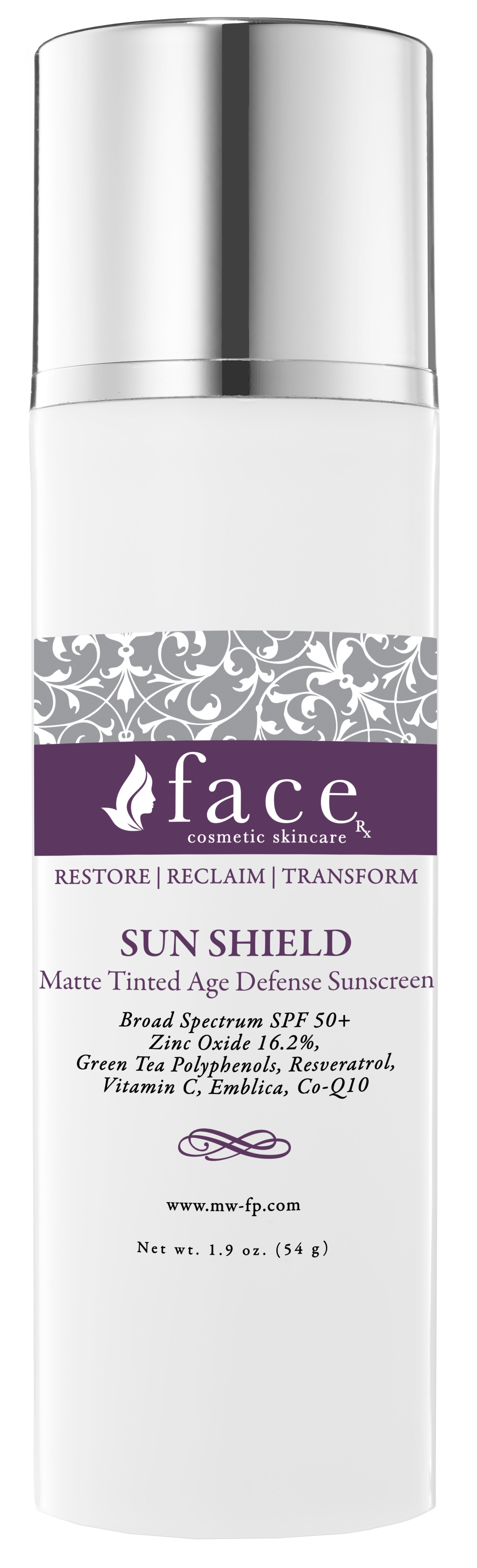 FACE Sun Shield Matte Tinted SPF 50 – Face Cosmetic Skincare